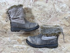 CAT Caterpillar Boots Walking Machines Outdoor Fur Lined Ankle UK Size 8 Wide