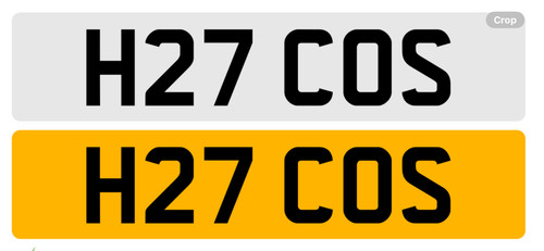 H27 cos private number - cos,