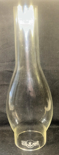 Glass oval bulge chimney - glass,