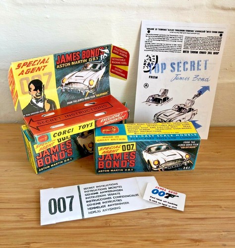 Corgi 261 james bond 007 - 007, aston