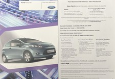 Ford Fiesta Van & UK Brochure