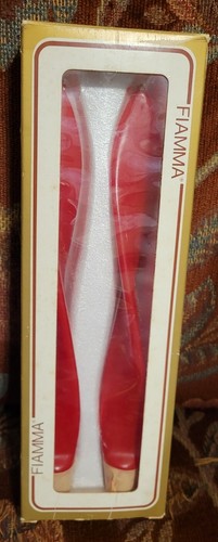 Vtg fiamma candles red - vtg, twisted