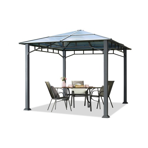 Garden gazebo 3x3 hardtop - garden, m