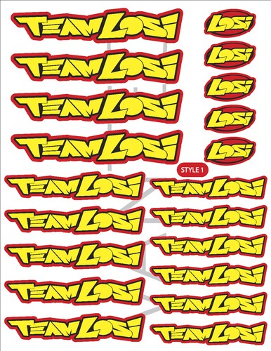 Team losi sticker decal - team,
