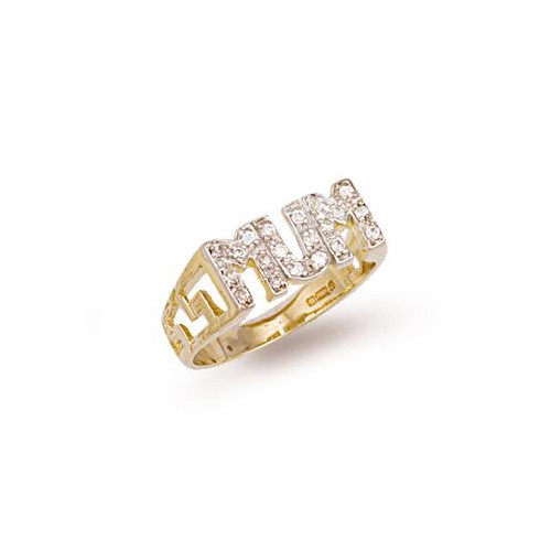 9ct gold hallmarked - 9ct, set