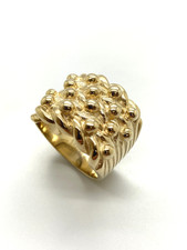 9ct Yellow Solid Gold 4 Row
