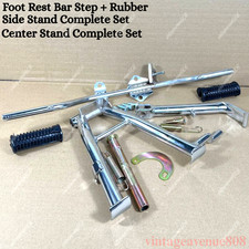 HONDA C100 C102 CA100 C50 C65 C70 C90 Foot PeG + Main Stand + Side Stand Chrome