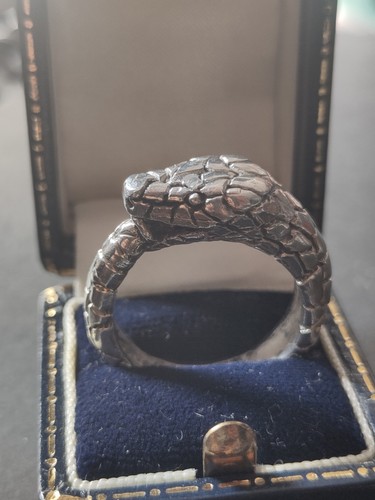 925 sterling ouroboros - sterling, snake