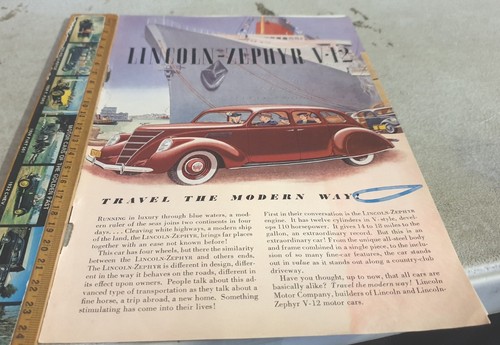 1937 lincoln zephyr - zephyr, v12