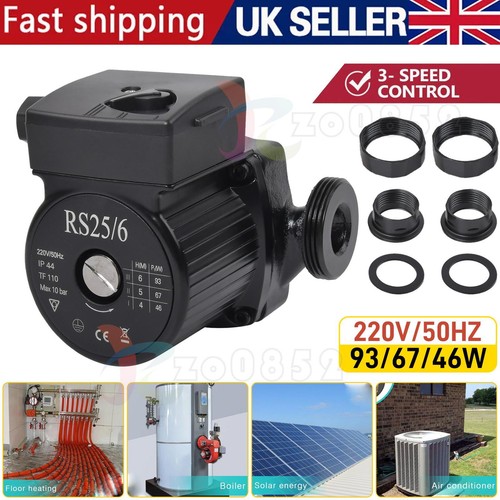Central heating pump speed - heating,