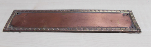 Door finger plates - plate, brass