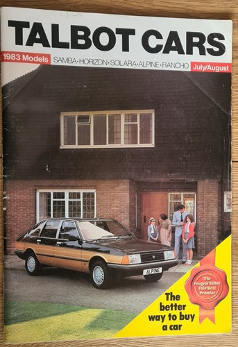 Talbot cars samba horizon - talbot,