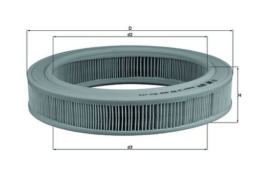 Air filter knecht 203 - knecht, lx