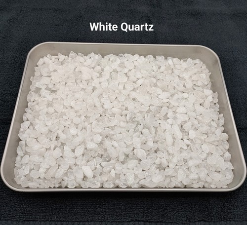 1kg white quartz chips - 1kg,
