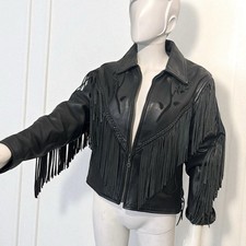 JTS vintage 90s black leather