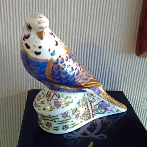 Royal crown derby paperweight - crown,