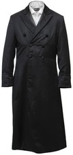 Men's Wool Victorian Frock Coat Handmade Custom Size