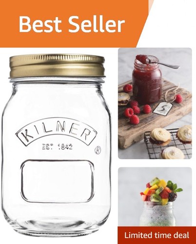 Clear 500ml airtight - glass, jar