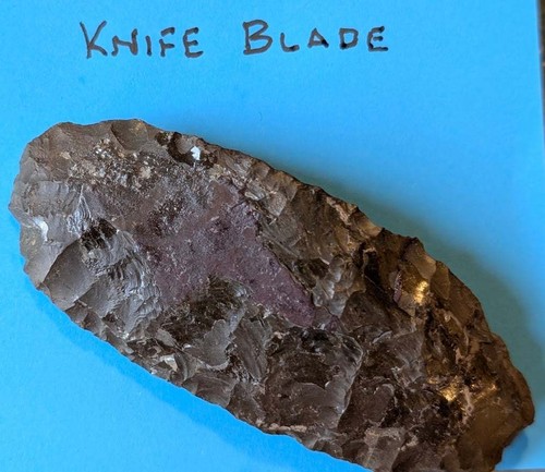 Native american flint knife - american,
