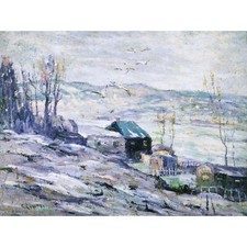 Ernest Lawson Windy Day Bronx
