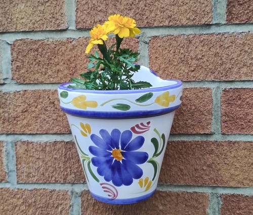 Spanish painted terracotta - painted,