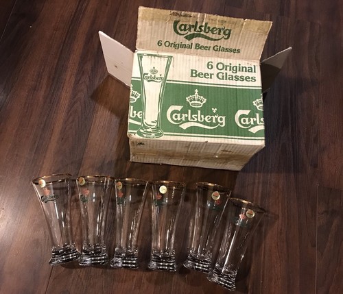 Carlsberg beer set - of, vtg