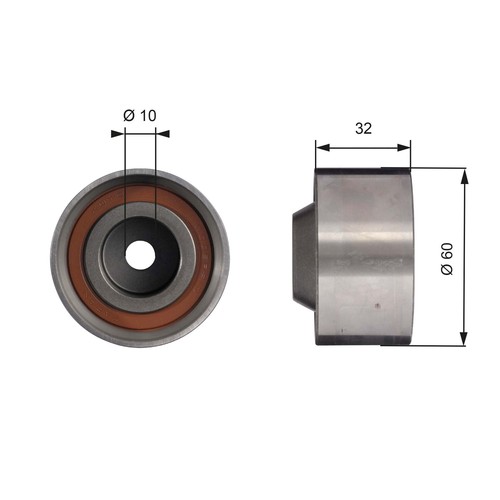 Gates t42017 deflection guide - gates, deflection/guide