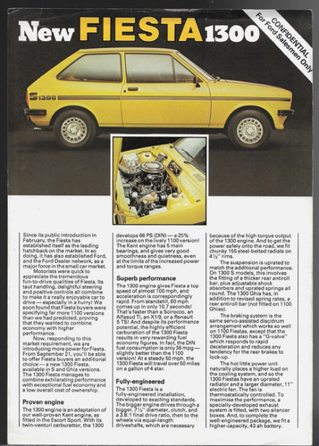 Ford fiesta mk1 1300 - fiesta, 1977