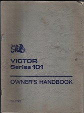Vauxhall Victor FC 101 Saloon Estate 1964-67 Original Handbook Pub. No. TS 719/2