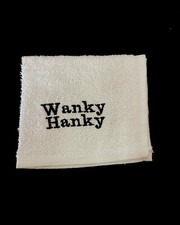 Embroidered wanky hanky with - hanky,
