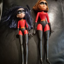 Disney Pixar The Incredibles 2 Action Figure Dolls Elastigirl and Violet