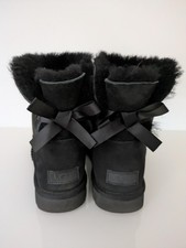 Genuine Black Ugg  Bailey Bow Boots