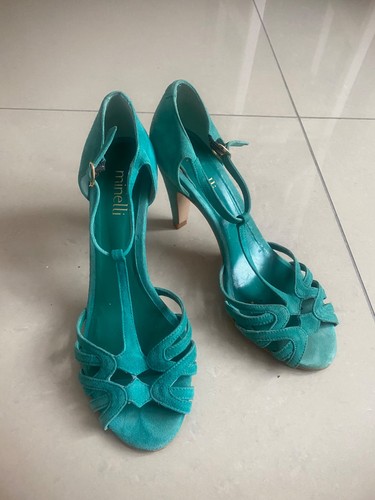 Minelli turquoise suede - , paris