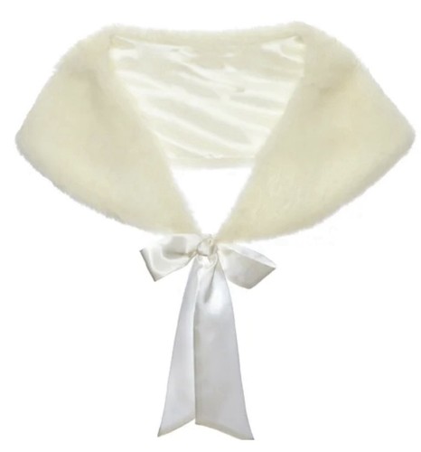 Off white faux - faux, wrap