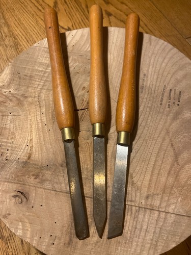 Set wood turning gouges - 3,