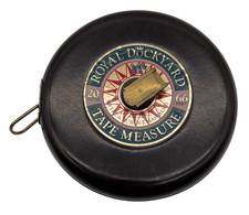 Royal Dockyard Tape Measure 20m 66ft  Vintage Style Wind Up - C102 O771