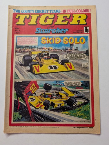 Tiger and scorcher comic - tiger,