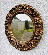 Vintage Gold Ornate Convex