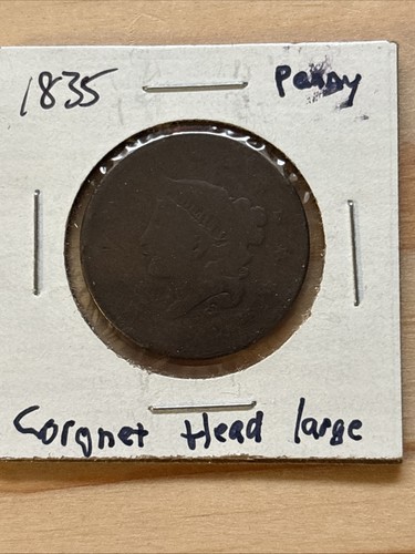 1835 coronet large head - coronet,