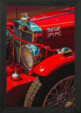 Classic British MG Car Framed