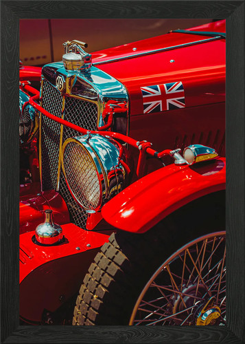 Classic british car - classic, framed