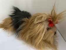 SUKI 12” LAYING  YORKSHIRE TERRIER  SOFT TOY PLUSH