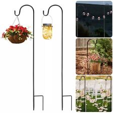 2X Shepherd Crook Hooks Metal