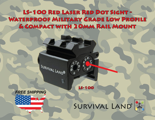 Survival land red - laser, sight