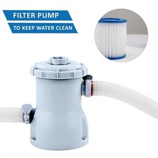 300G Electric Swimming Pool Filter Pump Aquarium Swimming Tank Water Filtration