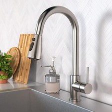Brushed Nickel Kitchen Faucet