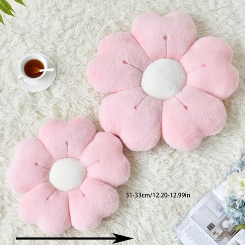 Daisy flower plush cushion - flower,