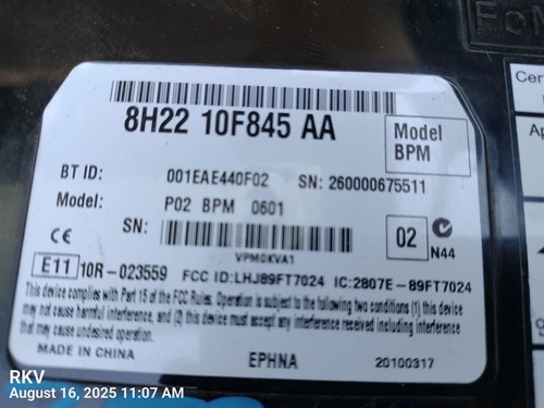 Bluetooth control module oem - control,