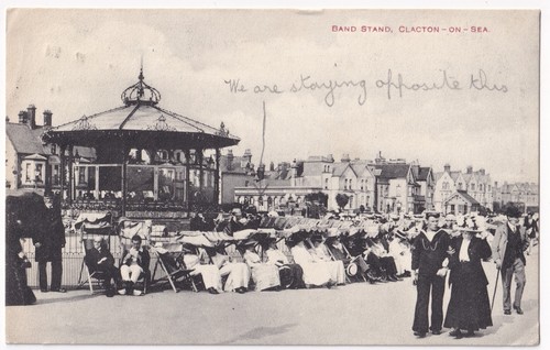 Clacton sea bandstand essex - bandstand,