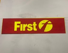 FIRST Bus Logo Red - London Bus Blind 92 42” TFL Gift